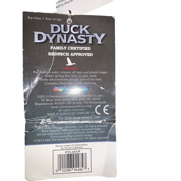 Duck Dynasty Phil Robertson 13"  Plush non talking & Duck commander L gray TEE - Picture 3 of 8